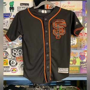 Youth San Francisco Giants Buster Posey Majestic Jersey